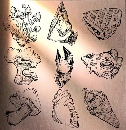 75)171872~#图形创意  #三角形的联想图形联想  #图形设计