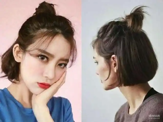 半丸子头怎么扎好看(风靡整个时尚圈的半扎丸子头)