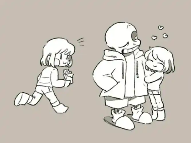 frisk  #传说之下  #sans  #chara