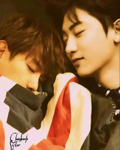 exo朴灿烈 边伯贤高清壁纸 灿白