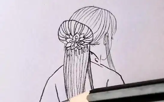 古风侧脸人物简笔画动漫男头侧脸简笔画小女孩儿侧脸简笔画简笔画女