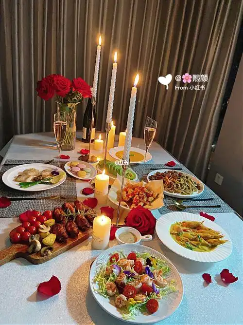 浪漫晚餐(浪漫晚餐图片真实)