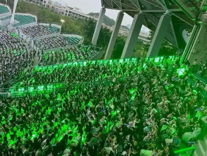 王源绿海#这像源儿的个人演唱会  小汤圆应援80了啊!