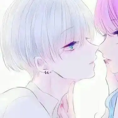 情侣头像么么哒