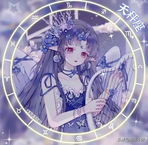 小萌友,十二星座q版萌图简笔画白羊座(唯美可爱的十二星座小妹妹)