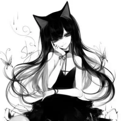 超霸气女生头像黑白二次元冷漠无情女生头像