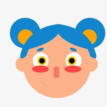 卡通女孩人物头像设计素材_卡通女孩人物头像设计图片元素-觅元素