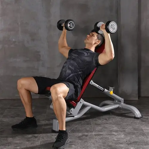 哑铃凳家用健身专业卧推可调多功能飞鸟训练椅健身椅商用健身器材