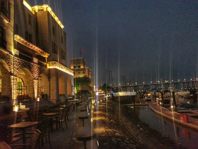 南沙游艇会!夜景!