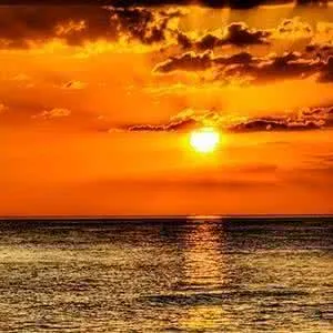 日出唯美风景头像