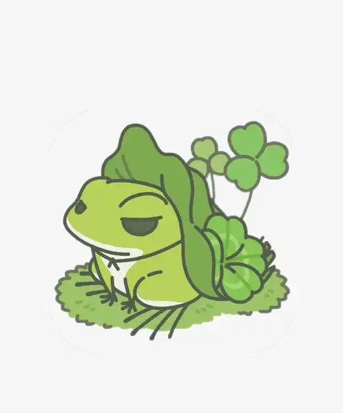 旅行青蛙动漫简笔画