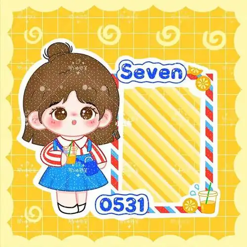 谭松韵无偿约稿小卡立牌客单展示q版