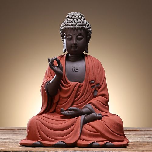 如来佛陶瓷佛像居家客厅中式大日如来释迦摩尼阿弥陀佛供奉摆件 三维