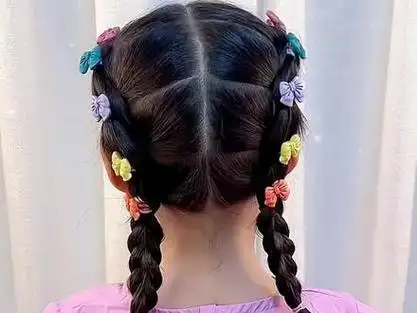 7-12岁儿童头扎法没刘海_8一10岁儿童扎头发有刘海_10岁一12岁儿童