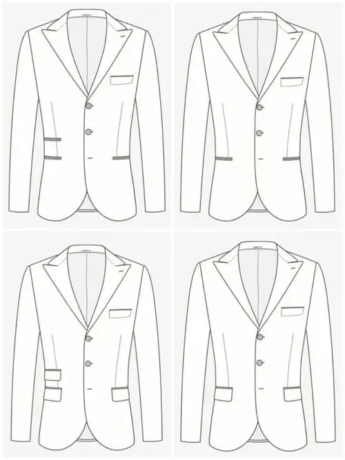 男西服款式合集第四集