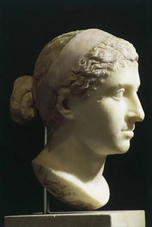 侧面,雕塑,雕像,束发带,大理石,古罗马,人体,摄影,美术工艺,头部,发型