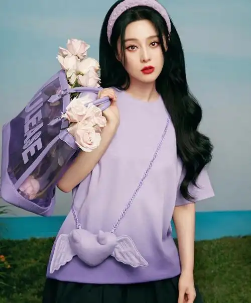 范冰冰尤缇代言大片出现我们品牌的花花啦