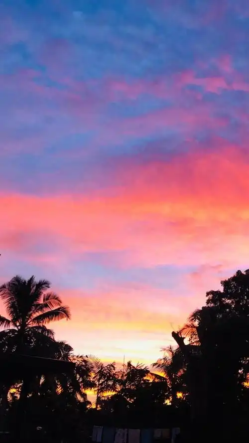 最迷人唯美的晚霞风光意境,锁屏图片,高清手机壁纸,风景-回车桌面