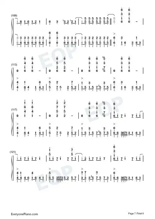剪刀刺客-刺客伍六七主题曲双手简谱预览7