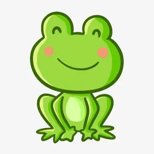 第八步给小青蛙的头顶的皇冠都涂上颜色彩色简笔画卡通动物小青蛙简单