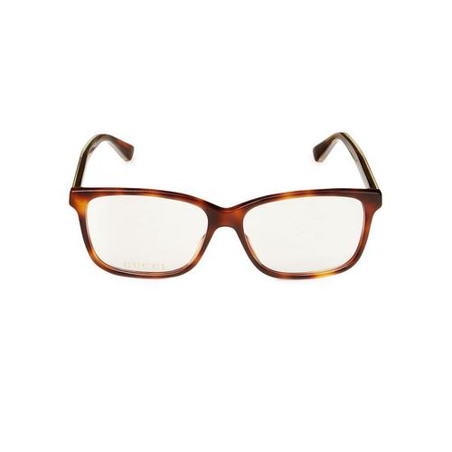 古驰gucci女款眼镜框|57mm rectangle optical glasses