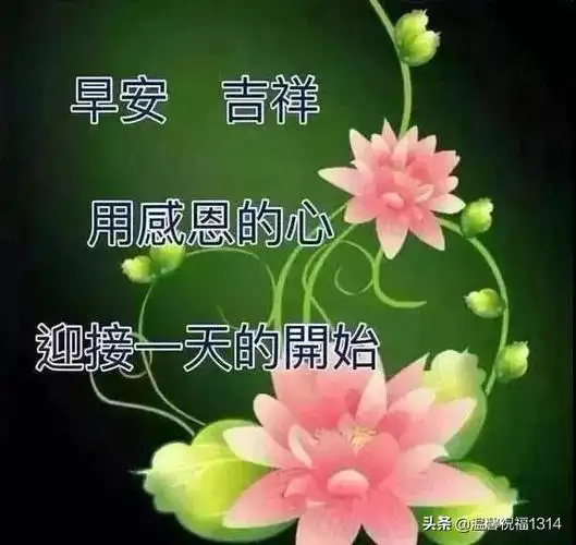 温馨的早安祝福语句子简短 唯美的早上好祝福图片带字带祝福语