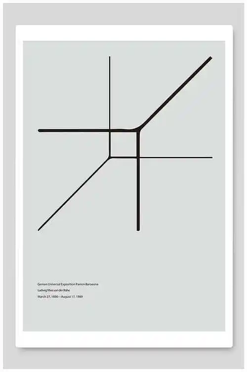 极简艺术线条海报图片-极简艺术线条海报设计素材-极简艺术线条海报