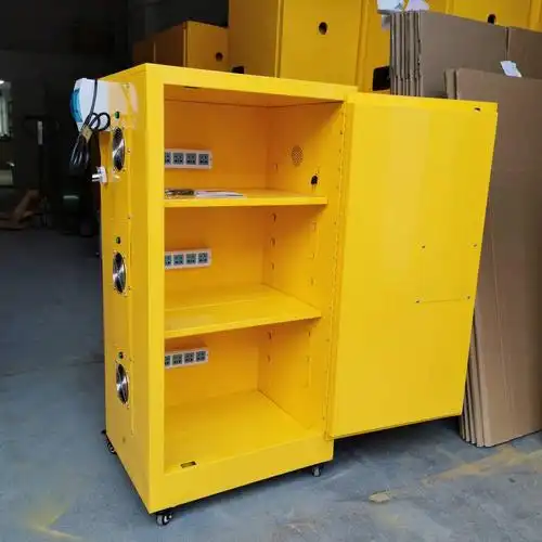 电池充电储存柜锂电池防爆柜玻璃视窗防爆箱带排风电动车电池柜新