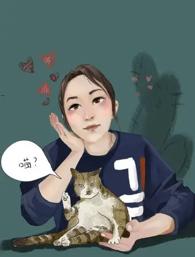 给女孩画的肖像不同风格