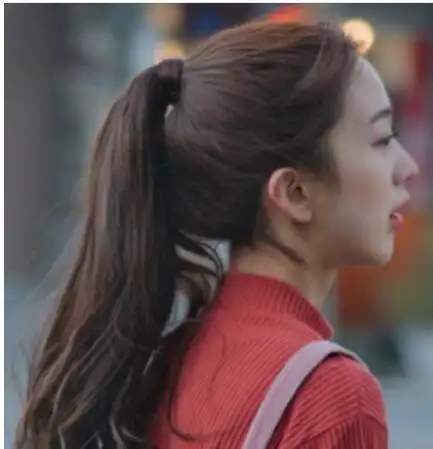 学生高马尾如何扎好看 学生无刘海高马尾扎法图片_学生发型_西子美发