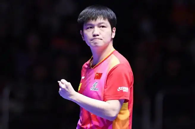 樊振东##釜山世乒赛团体赛##樊振东夺得两分