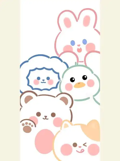 350期手机壁纸可爱小动物