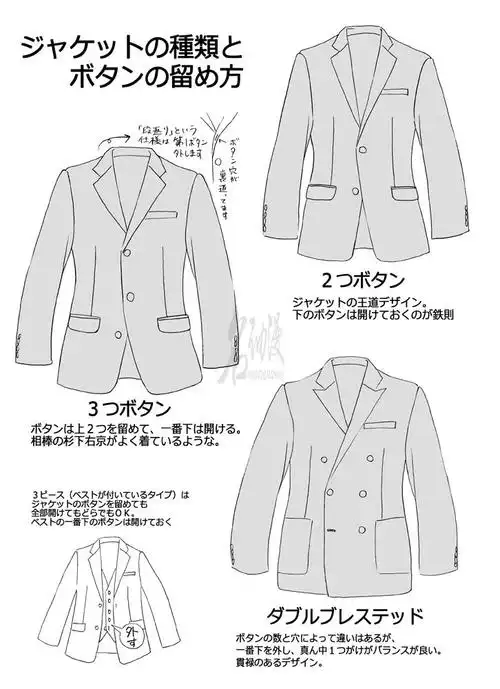 漫画西装怎么画日本画师教你3招画好漫画男士西装