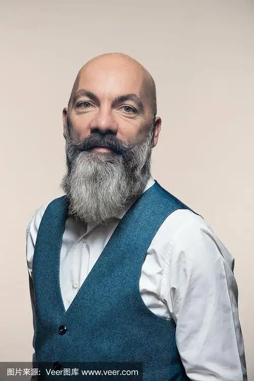 络腮胡子,男人,垂直画幅,小胡子,白人