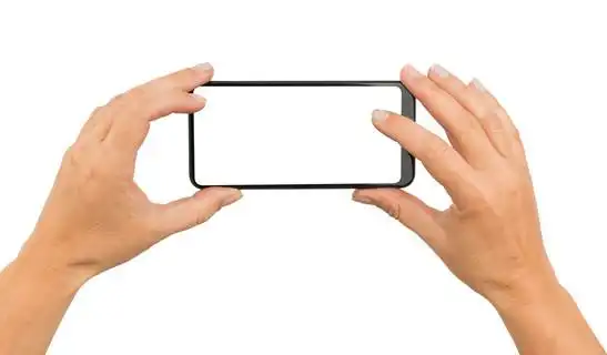 手拿手机拍照模板