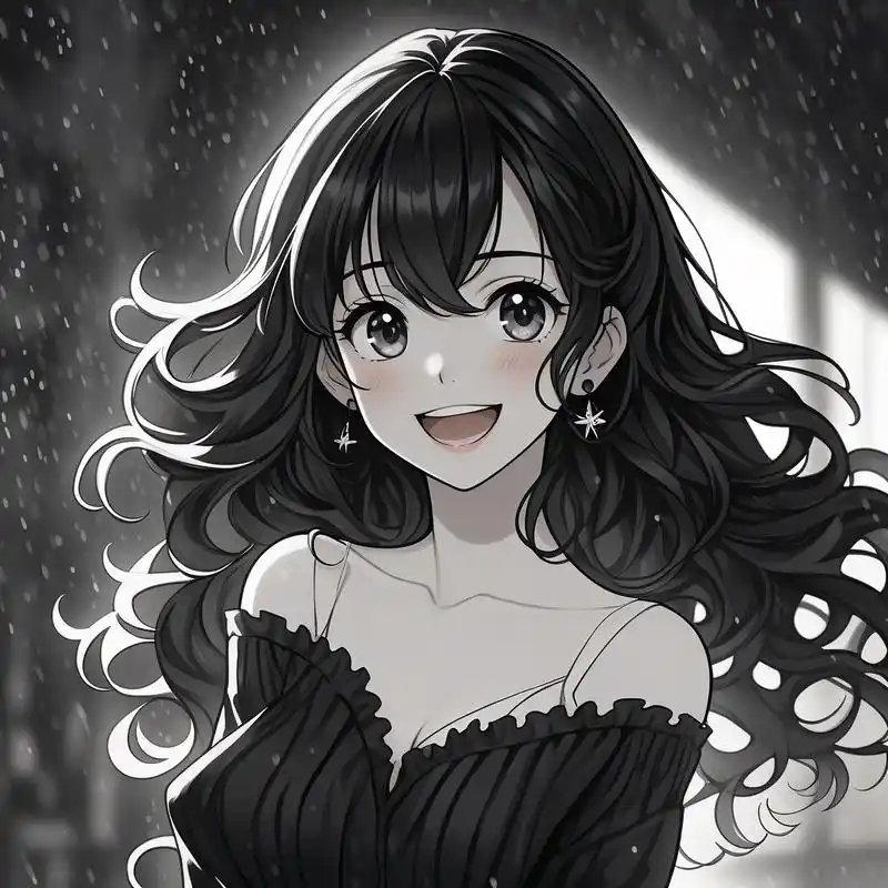 动漫头像女ins风黑白996992 手绘二次元头像来啦,喜欢二次元的