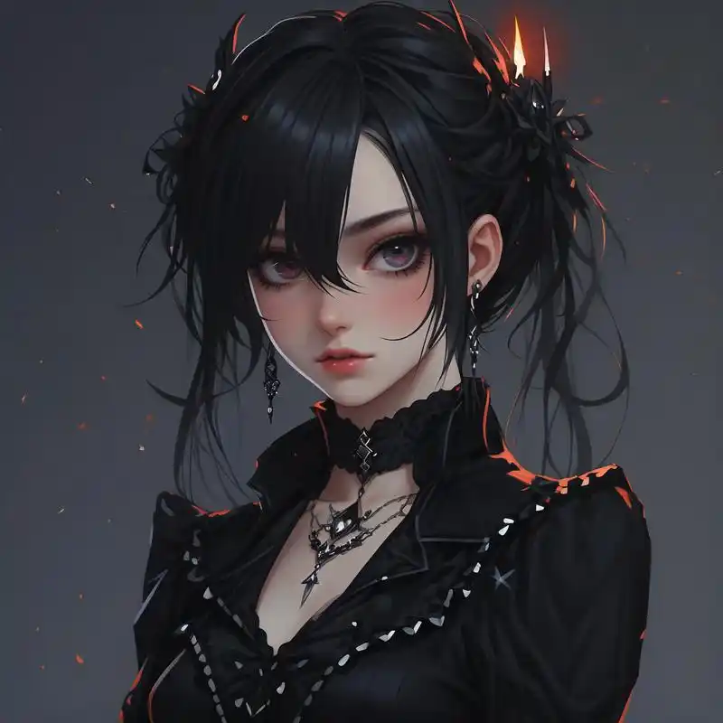 94女生黑暗系血瞳头像00 黑暗系女生头像来啦!