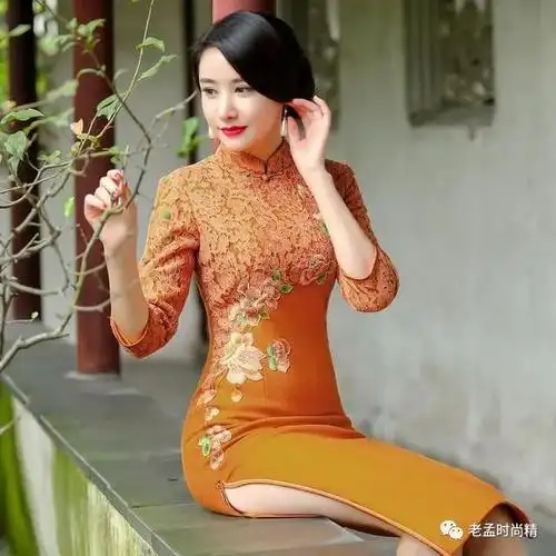 这些专属3050岁女人的优雅旗袍一眼相中第六件你呢