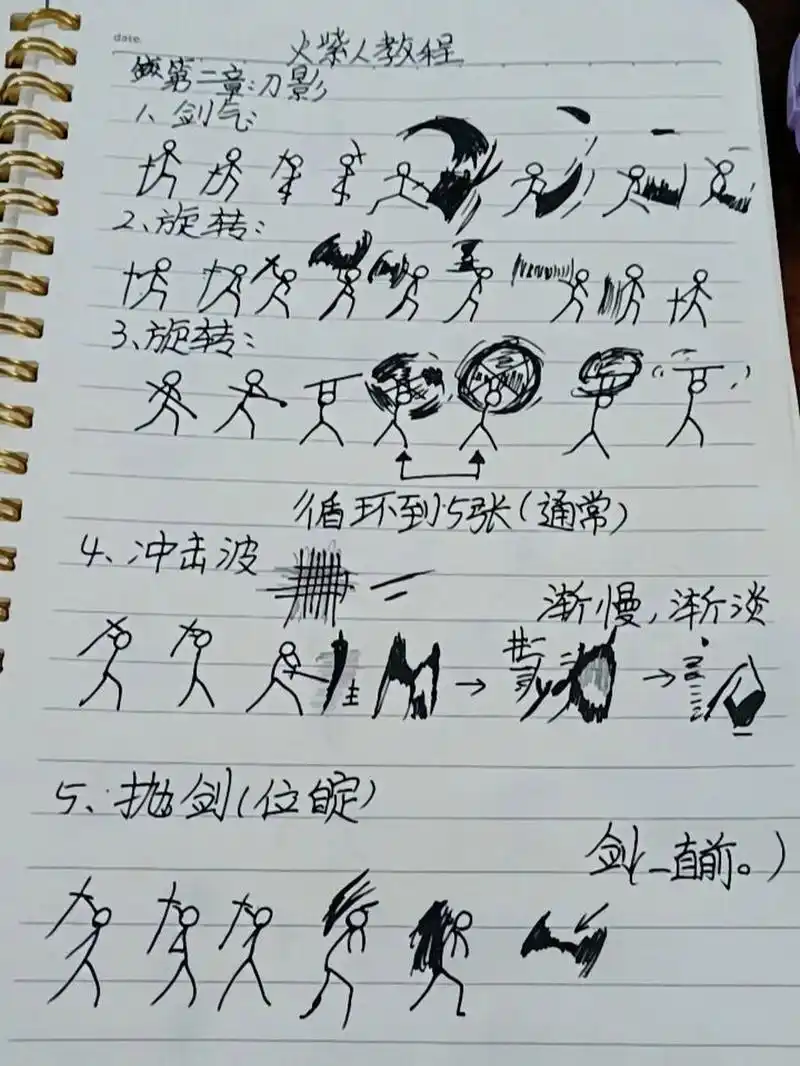 火柴人手翻书教程来了!