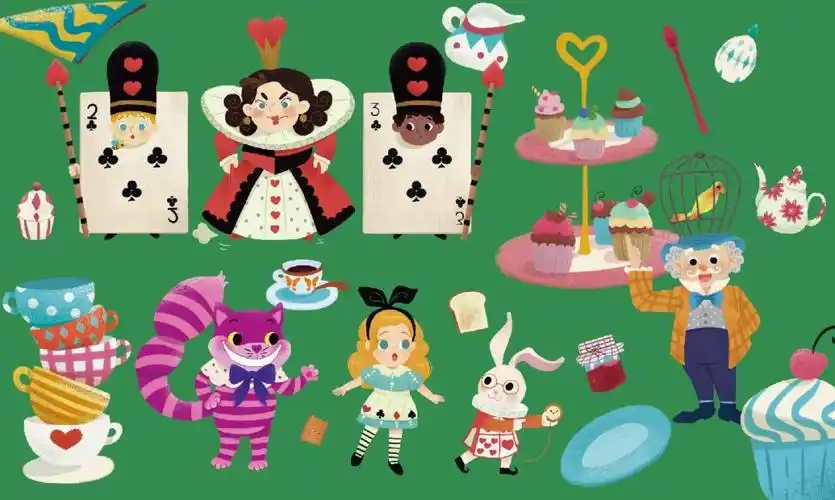 爱丽丝梦游仙境|儿插|人物|童话