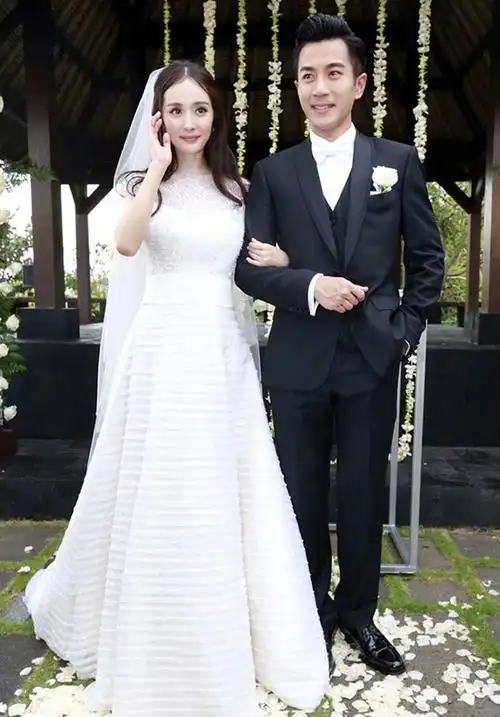 杨幂刘恺威结婚美照