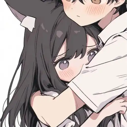 情侣头像丨超甜的一人一半卡通情头