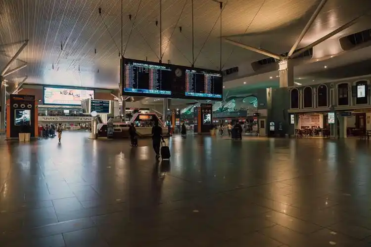 凌晨的吉隆坡机场