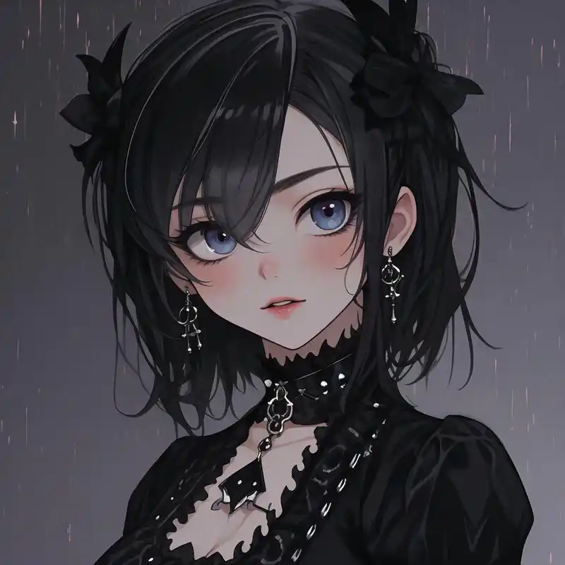 94 动漫黑暗系女生头像 94 探索动漫中的黑暗美学,这些黑暗系女生