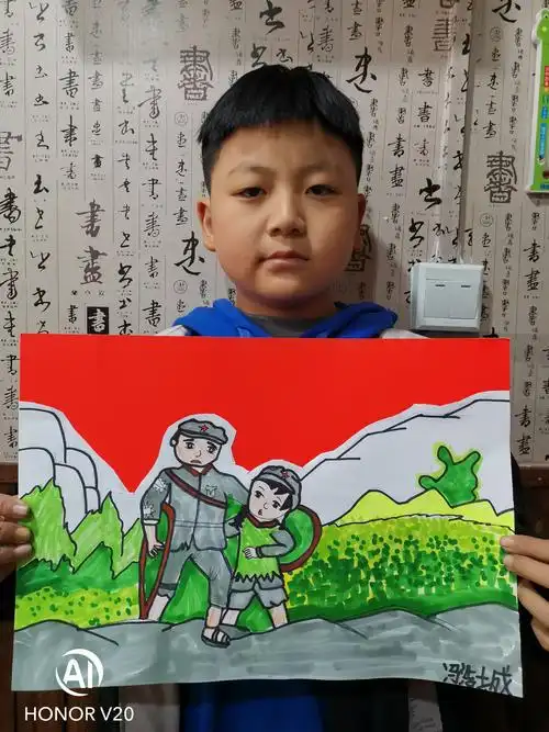 2020/10/17-18黑白画室初级三班【红色绘本3】(待续)