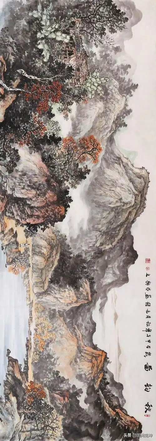 广西画家蒋元发山水画作品欣赏|绘画|名家_网易订阅