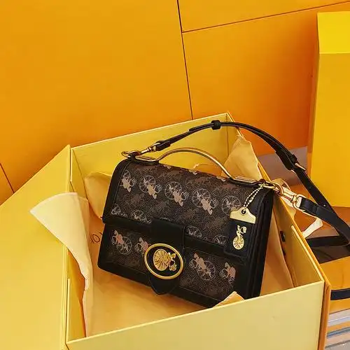 香港代购大牌奢侈品高级女士真皮印花哈顿2021女士包袋