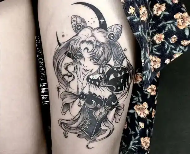 暗黑美少女战士968208_纹身_美少女战士_刺青_月野刺青.