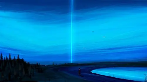 二次元梦幻风景插画桌面壁纸_卡通动漫_壁纸下载_美桌网