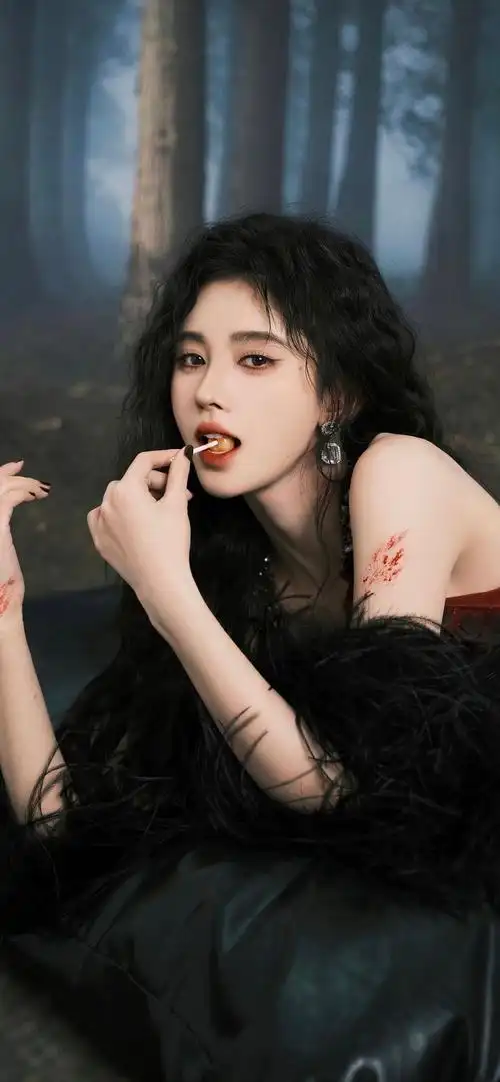 鞠婧祎锁屏壁纸 - 星座主题桌面 - 实验室设备网